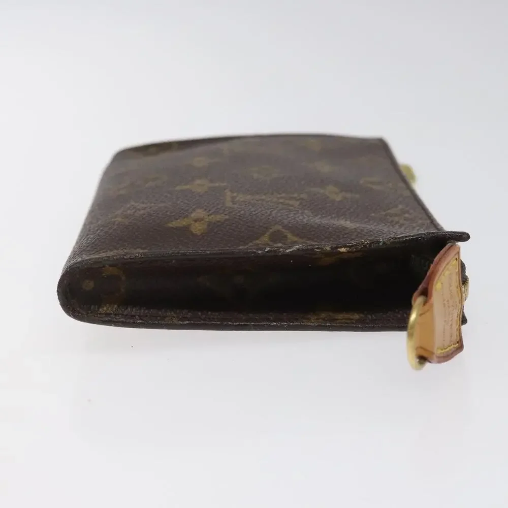 Louis Vuitton Monogram Bucket PM Accessory Pouch Brown
